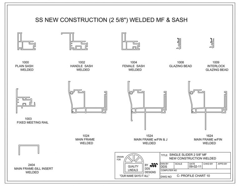 SL610 - Drawings | Quality Lineals USA